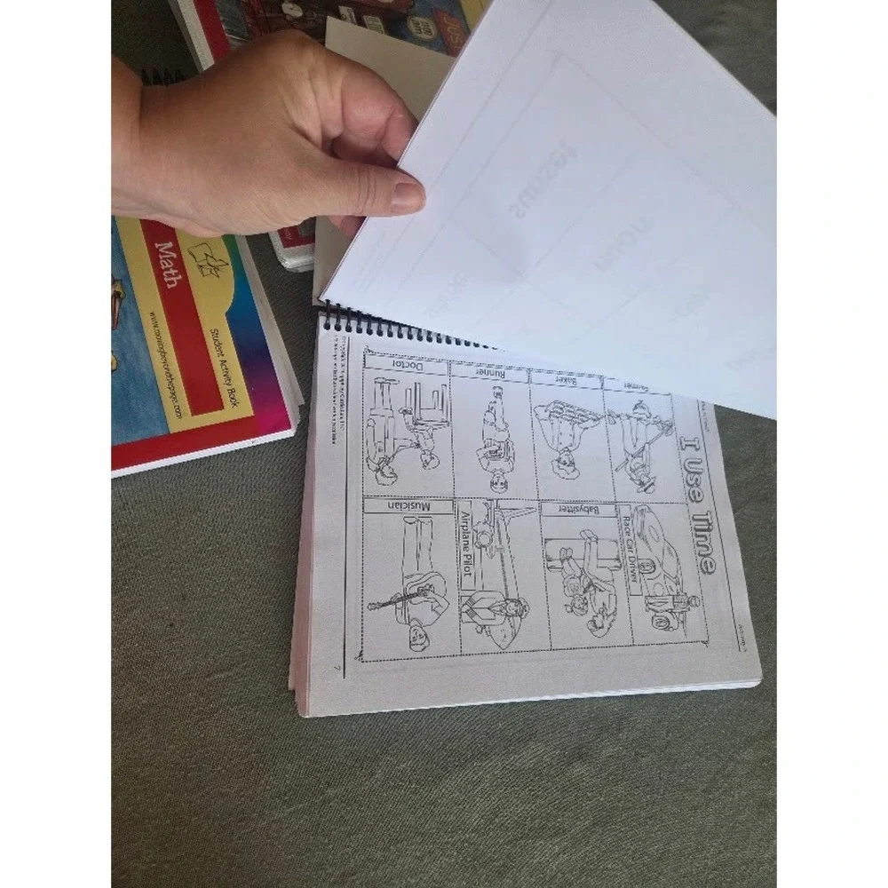 Moving Beyond the Page Age 5-7 Math Semester 1 & 2 Student Activity Books Bundle